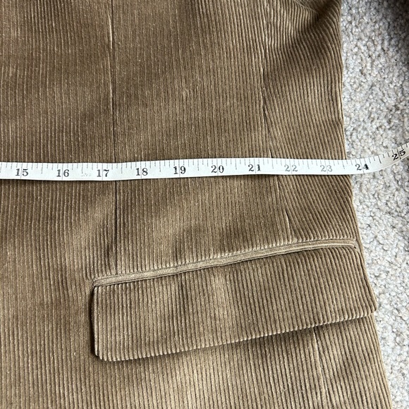 Lauren Ralph Lauren Men's Tan Corduroy Blazer 48" Sports Coat Elbow Patch - Picture 10 of 14